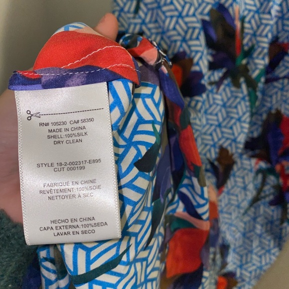 Equipment women’s size XS floral silk midi dress - Picture 8 of 9